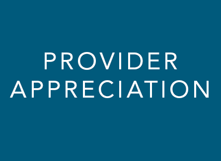 Provider Appreciation
