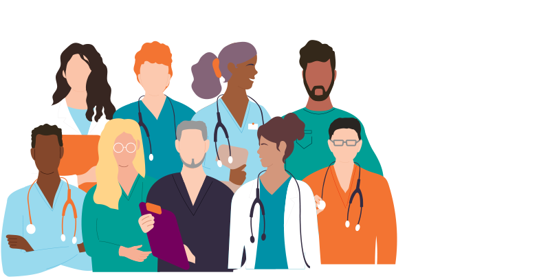 professional group illustration