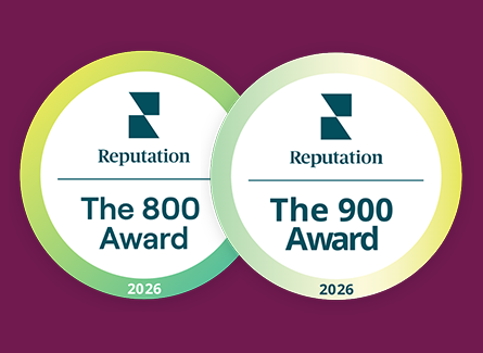 Reputation award badges