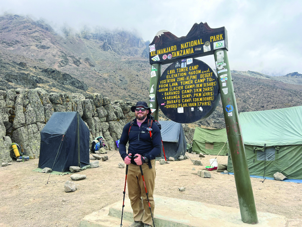 Brent at Mount Kilimanjaro