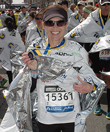 Carmen at Boston Marathon