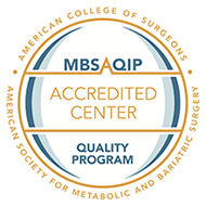 MBSAQIP Accredited Center Quality Program Badge